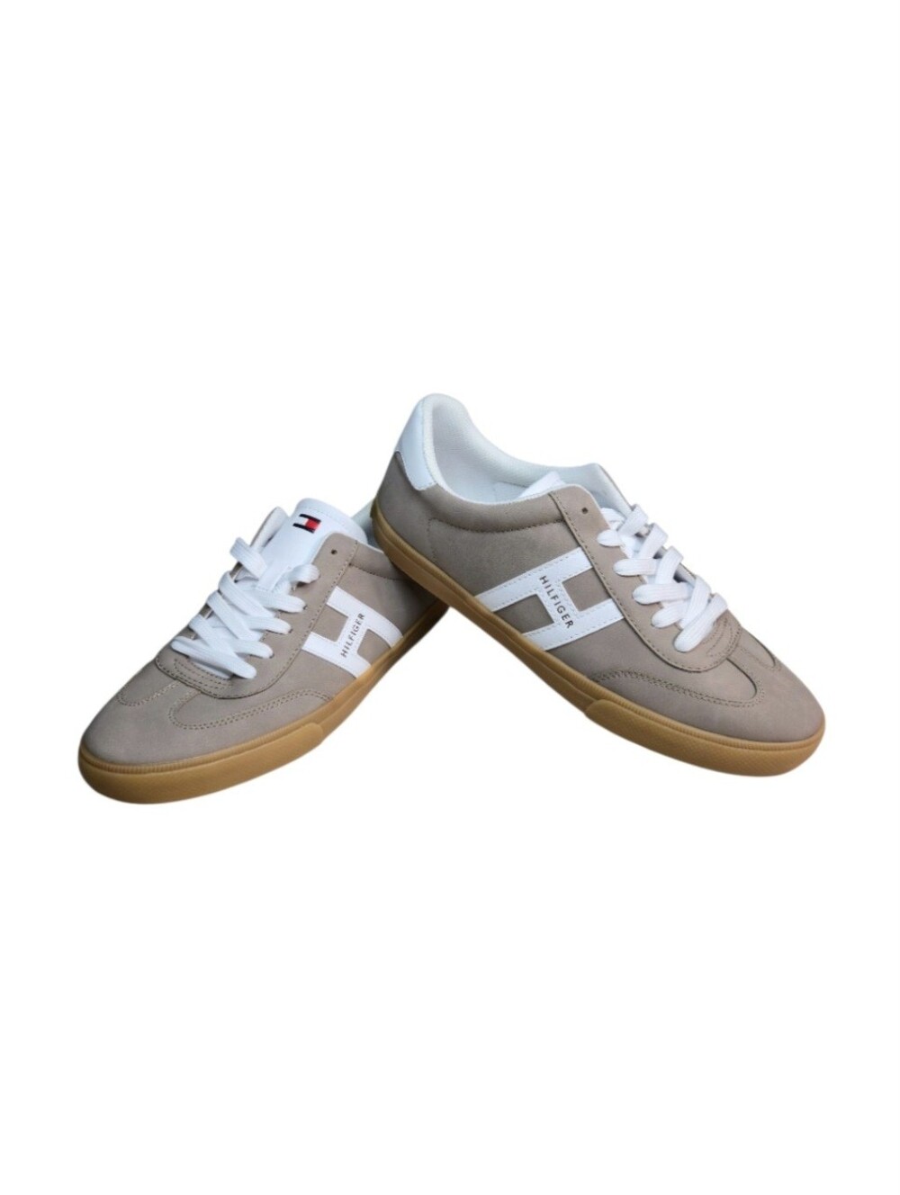 Tommy Hilfiger Lexeih Sneakers in Light Brown Faux Suede, Size 11M Women's New!